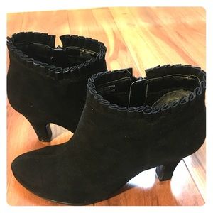 Suede booties